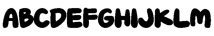 Chunky Pop Soda Font UPPERCASE