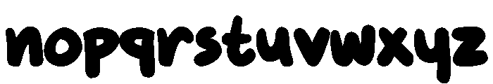 Chunky Pop Soda Font LOWERCASE