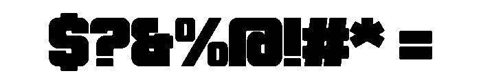 Chunky Preppy Regular Font OTHER CHARS