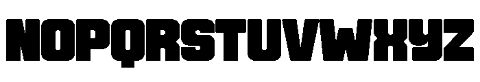 Chunky Preppy Regular Font UPPERCASE