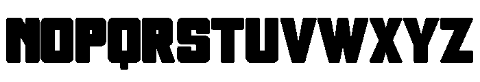Chunky Regular Font LOWERCASE