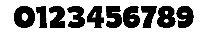 Chunky Rough Regular Font OTHER CHARS