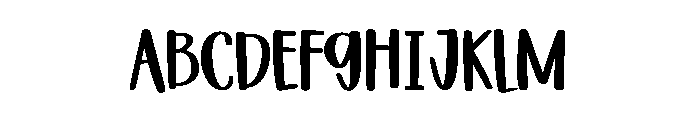 Chunky Scribble Font UPPERCASE