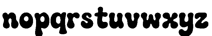 Chunky Smile Font LOWERCASE