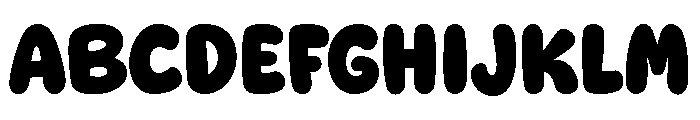 Chunky Soulmate Regular Font UPPERCASE