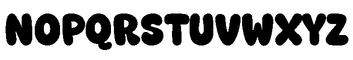 Chunky Soulmate Regular Font UPPERCASE