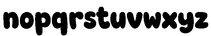 Chunky Soulmate Regular Font LOWERCASE