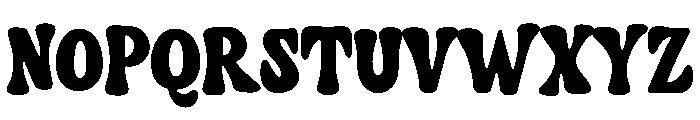 Chunky Summer Font UPPERCASE