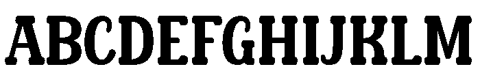 Chunky Sweet Regular Font UPPERCASE