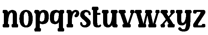 Chunky Sweet Regular Font LOWERCASE