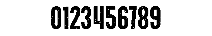 Chunky Texture Regular Font OTHER CHARS