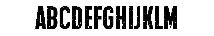 Chunky Texture Regular Font UPPERCASE