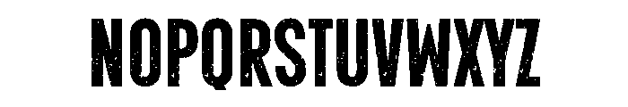 Chunky Texture Regular Font UPPERCASE