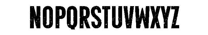 Chunky Texture Regular Font LOWERCASE