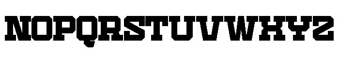 Chunky Varsity Regular Font LOWERCASE