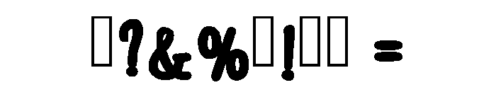 Chunky Vintage Regular Font OTHER CHARS