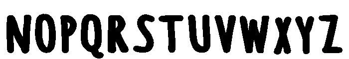 Chunky Vintage Regular Font UPPERCASE
