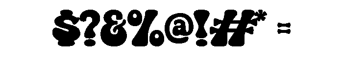 Chunky Vintage Font OTHER CHARS