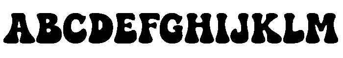 Chunky Vintage Font UPPERCASE