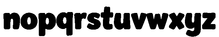 Chunky Waggle Font LOWERCASE