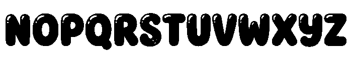 Chunky Whimsy Font UPPERCASE