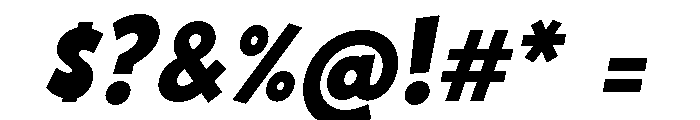 Chunky Zorvy Italic Font OTHER CHARS