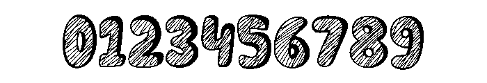 Chunky shadow Font OTHER CHARS