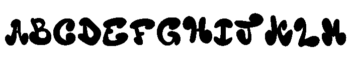 Chunky shadow FONT
