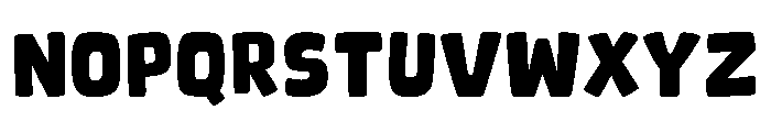Chunkymora Regular Font UPPERCASE