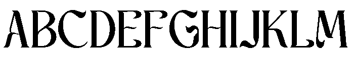 Churasi Regular Font UPPERCASE