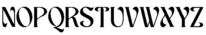 Churasi Regular Font UPPERCASE