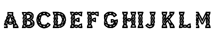 Churl Regular Font UPPERCASE