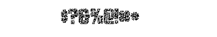 cheetah pattern Font OTHER CHARS