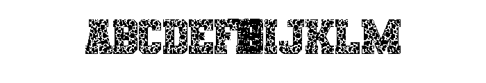 cheetah pattern FONT