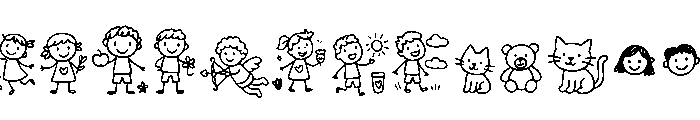 children's scribbles Extra FONT