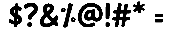 children's scribbles Font OTHER CHARS