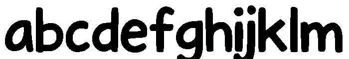 children's scribbles FONT