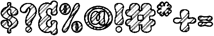 CHALKBOARD otf (400) Font OTHER CHARS