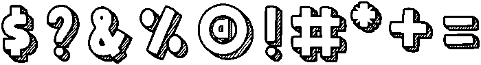 CHALKZONE otf (400) Font OTHER CHARS