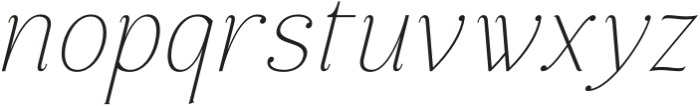 CHALLIOLETHE ITALIC Italic otf (400) Font LOWERCASE