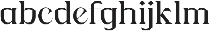 CHARGOEN otf (400) Font LOWERCASE