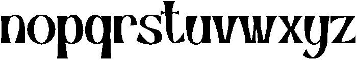 CHARLIE Regular otf (400) Font LOWERCASE