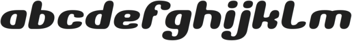 CHEESE BURGER Italic otf (400) Font LOWERCASE