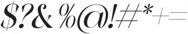 CHELON Italic otf (400) Font OTHER CHARS