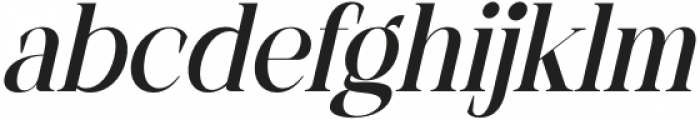 CHELON Italic otf (400) Font LOWERCASE