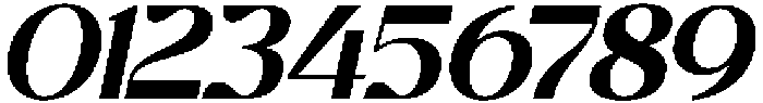 CHERLAV Italic otf (400) Font OTHER CHARS
