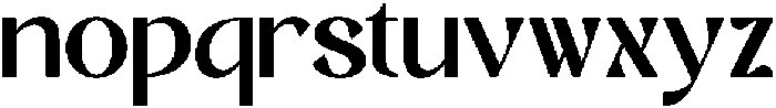 CHERLAV Regular otf (400) Font LOWERCASE
