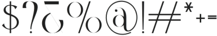 CHESA Regular otf (400) Font OTHER CHARS