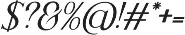 CHICAGO-Italic otf (400) Font OTHER CHARS