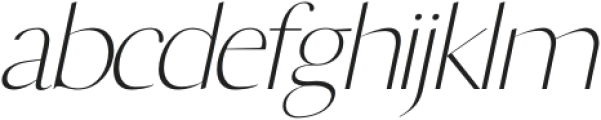 CHIKIRA-Italic otf (400) Font LOWERCASE